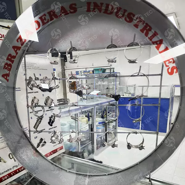Abrazadera Industrial Galvanizada