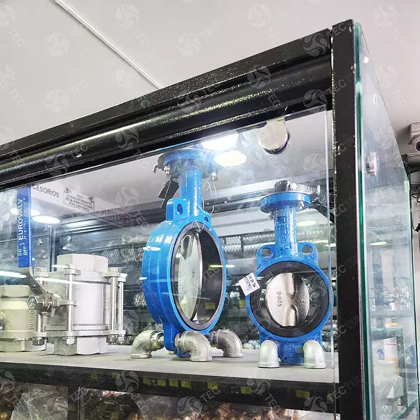 Válvula De Mariposa Tipo Wafer Cuerpo Hierro