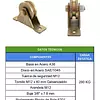 Polea 2-1/2" Para Guaya 3/8" Con Rodamiento