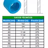 Unión Polipropileno Fusión - Hembra Hembra