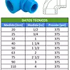 Codo Polipropileno Fusión Hembra-Macho Roscado Para Tuberías