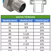 Conector Universal Polipropileno Inserto Metálico Fusión Mh