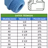 Tapón Macho Polipropileno