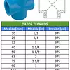 Cruceta Polipropileno Fusión - Tuberías Y Conexiones