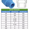 Macho Polipropileno Fusión- Conexión Resistente