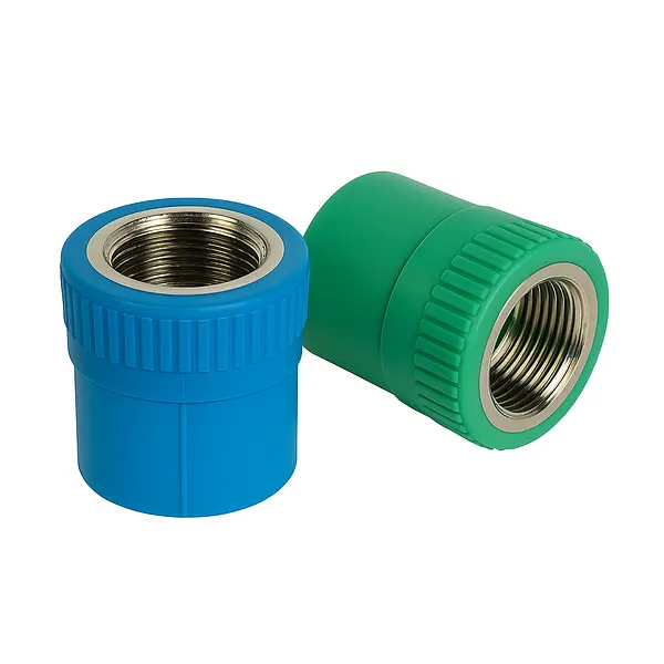 Hembra Polipropileno Inserto Metálico Reducida - Resistente