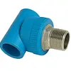 Tee Polipropileno Inserto Metálico Macho - Conector Tuberías