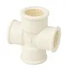 Cruceta Polipropileno Blanco Roscada