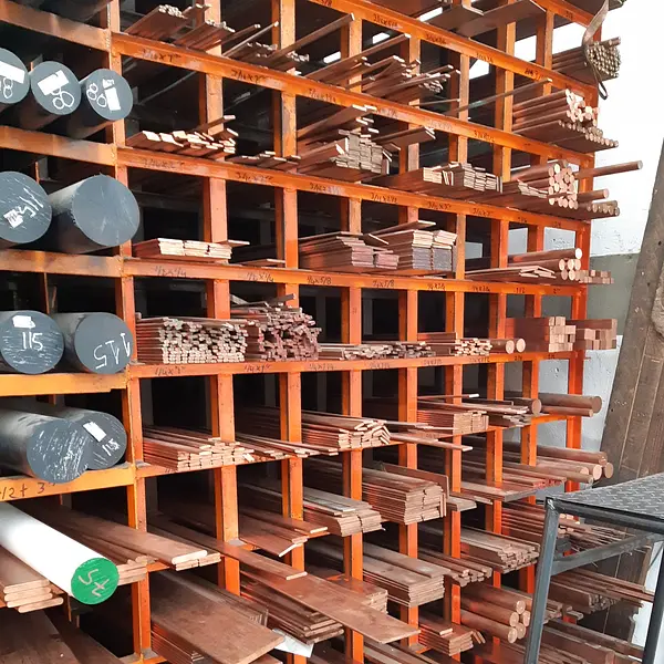 Barra Cobre Electrolítico Cuadrado