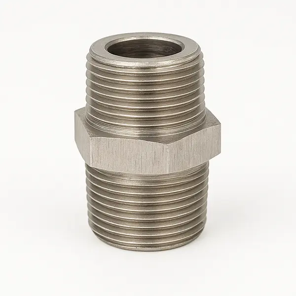 Niple Barril Inoxidable Roscado