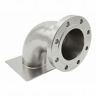 Codo Antivortice Inoxidable