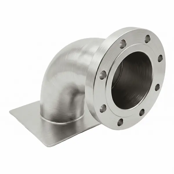 Codo Antivortice Inoxidable