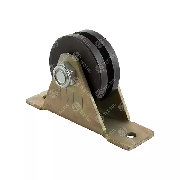 Polea Antidesgaste De 3" Guaya De 3/8" Con Doble Rodamiento