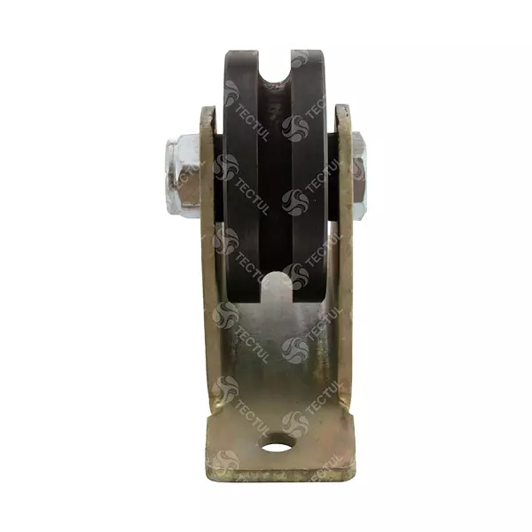 Polea Antidesgaste De 3" Guaya De 3/8" Con Doble Rodamiento