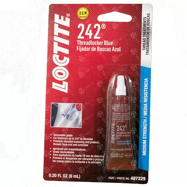 Loctite 242 Fijador De Roscas- Resistencia Media