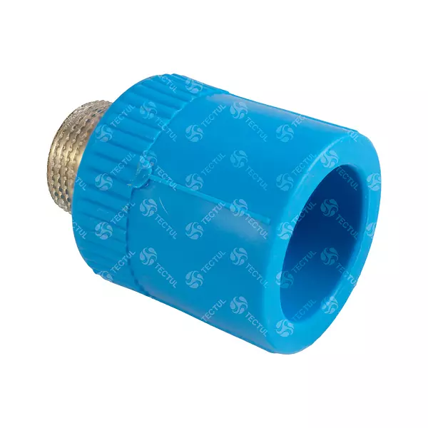 Macho Polipropileno Inserto Metálico Reducido -Resistente