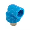 Codo Polipropileno Inserto Metálico/ Rosca Macho- 90°