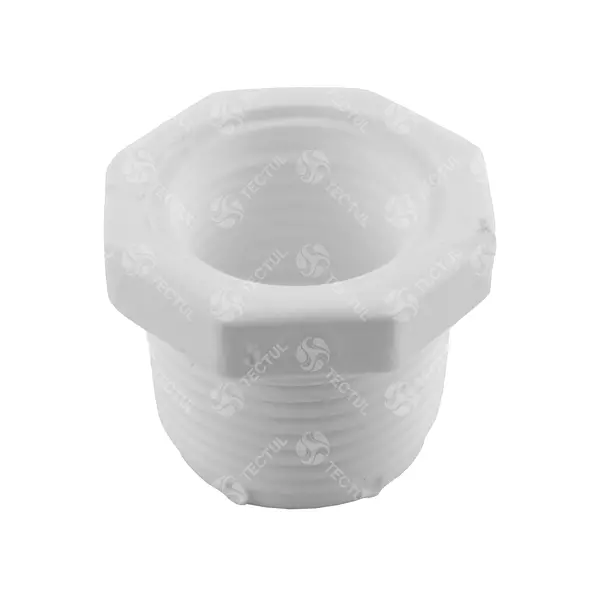 Buje Polipropileno Blanco Roscado