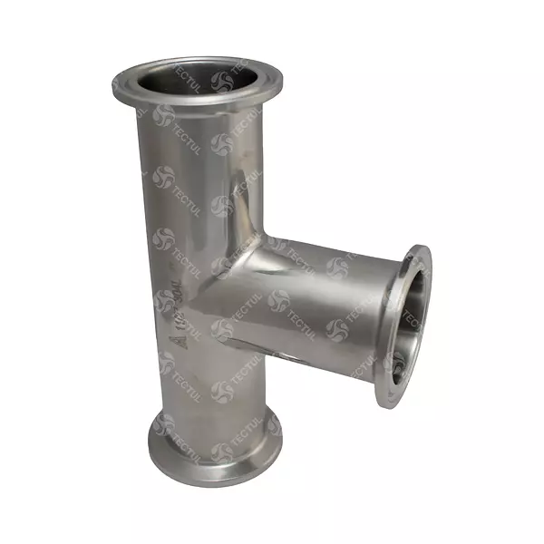 Tee Inoxidable Sanitario Ferulada
