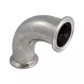 Codo Inoxidable Sanitario Ferulado