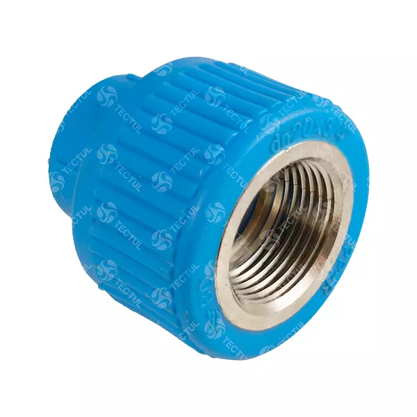 Hembra Polipropileno Inserto Metálico Reducida - Resistente