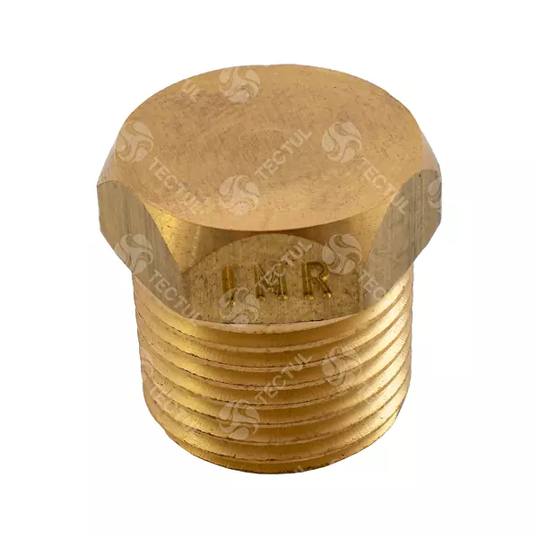 B109 - Tapón Macho Bronce