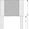 Hembra Pvc Presión Roscar