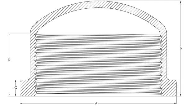 Tapa Pvc Presión Roscar