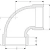 Codo Pvc Sanitario Cxc
