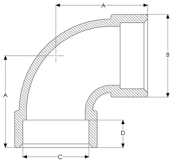 Codo Pvc Sanitario Cxc