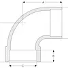 Codo Pvc Sanitario Cxe