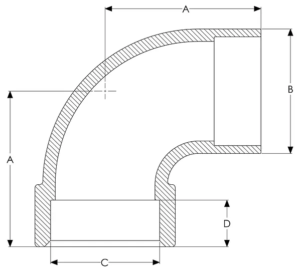 Codo Pvc Sanitario Cxe