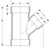 Yee Reducida Pvc Sanitario