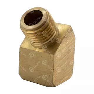 B124 45° - Semicodo Calle Bronce