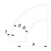 Codo Inoxidable Soldar Sch 10