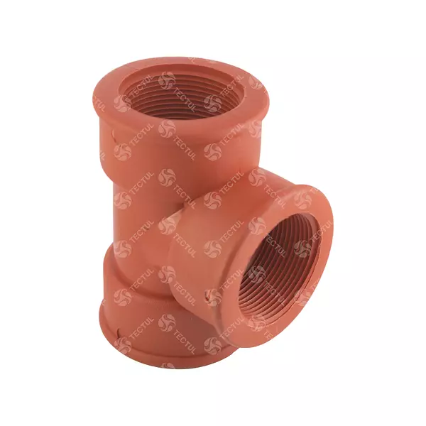 Tee Polipropileno Blanco Roscado