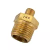 B122 - Niple Hexagonal Bronce