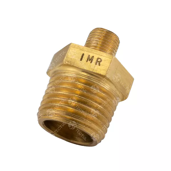 B122 - Niple Hexagonal Bronce