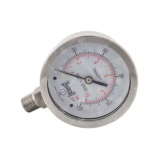 Manómetro Total Acero Inoxidable 2.5", Conexión Vertical 1/4