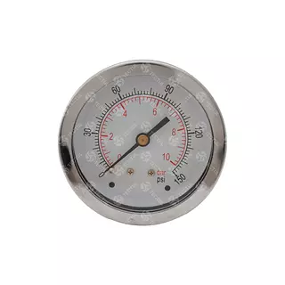 Manómetro Total Acero Inoxidable 6", Conexión Trasera 1/2" N