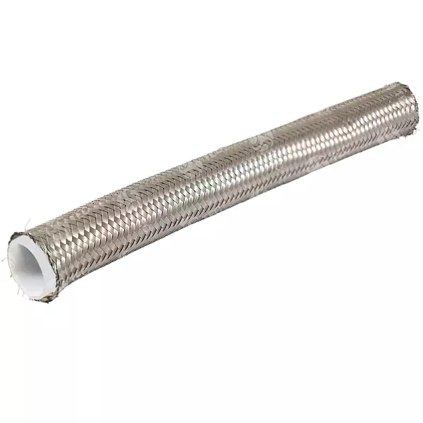 Manguera Sae 100 R14 Teflon Con Recubrimiento Inoxidable